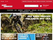 Tablet Screenshot of hi5bikes.fi